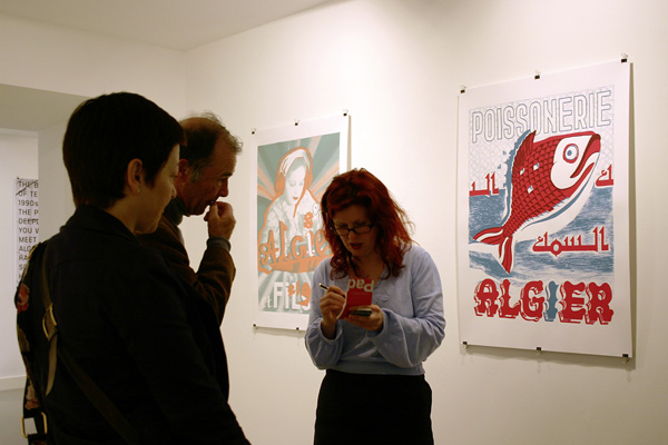 Clare Bell and Mary Ann Bolger at the 2010 ATypI conference in Dublin