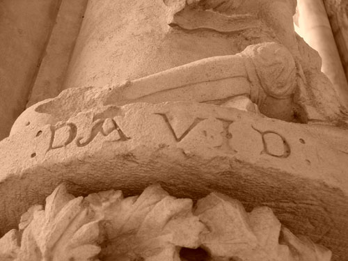Lombardic Letters: DAVID