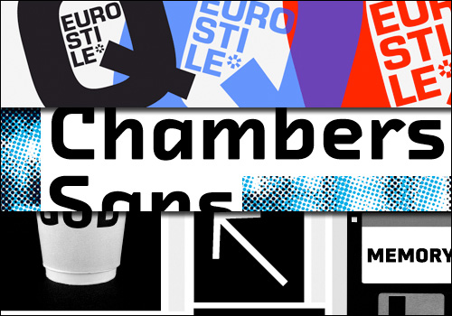 Eurostile Next, FF Chambers Sans, and FF Utility