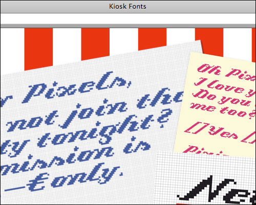 More from the Kiosk Fonts website