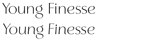 Young Finesse font