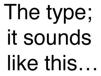 What does Helvetica sounds like?