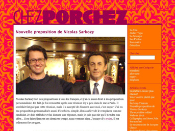 Jean FranÃ§ois Porchez and Nicolas Sarkozy