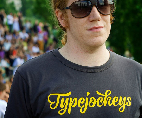 Typejockeys t-shirts