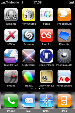 Typodarium on the iPhone