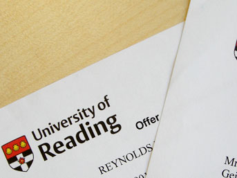 Univesity of Reading letterhead