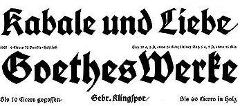 Deutsche Schrift type specimen 1