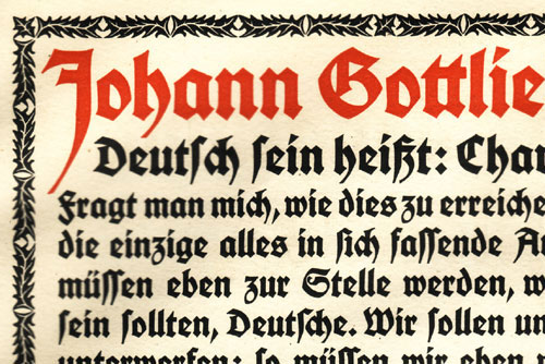 Scan of page from the Deutsche Schrift specimen book