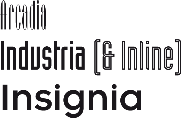 Arcadia, Industria [& Inline], Insignia