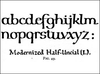 Johnston's Half-Uncials