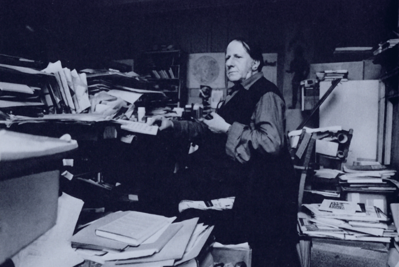 Portrait of Berthold Wolpe in his office