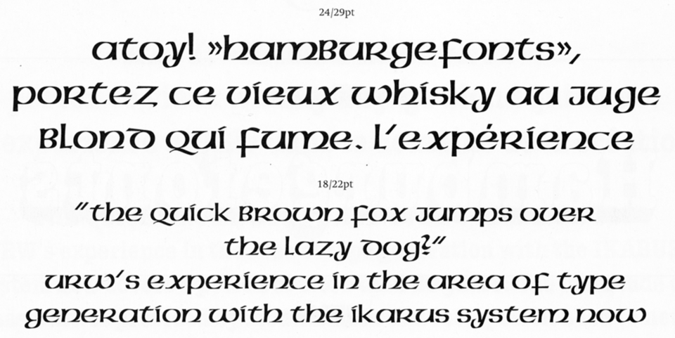 URW American Uncial D