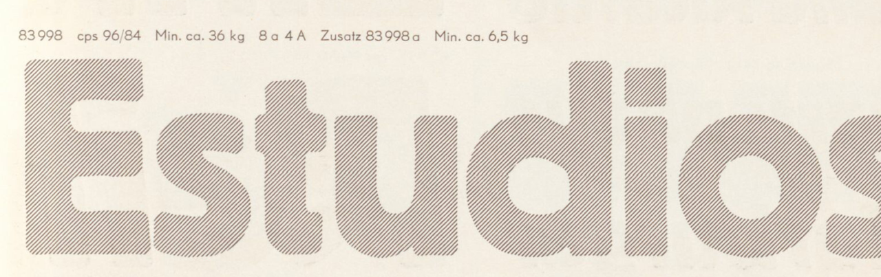 Specimen of Berthold’s Graublock typeface.