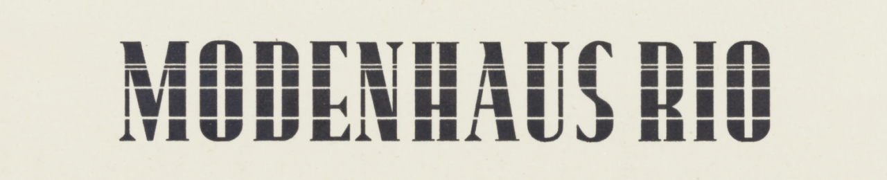 Specimen of Berthold’s Radio-Versal typeface, designed by Adolf Behrmann.